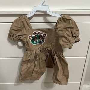 Brown Animal Kingdom toddler shirt